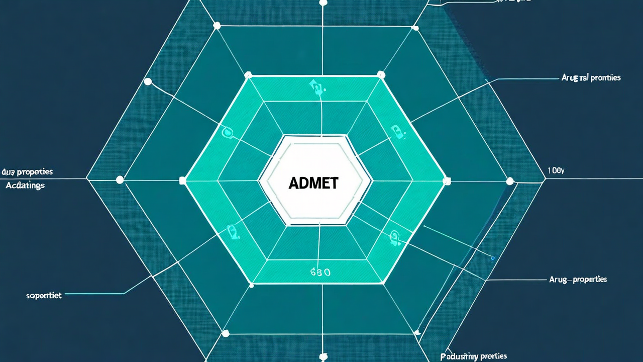 ADMET radar chart visualization  -