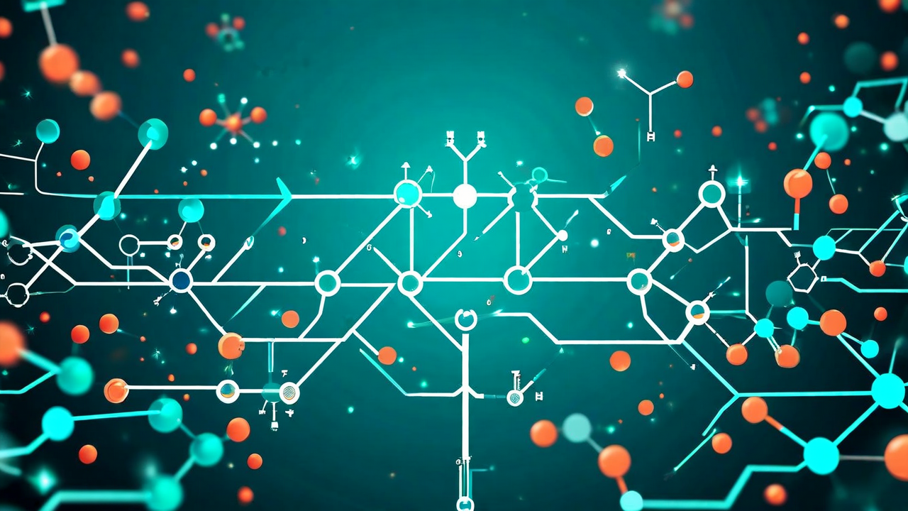 retrosynthesis tree diagram on whiteboard with chemical structures